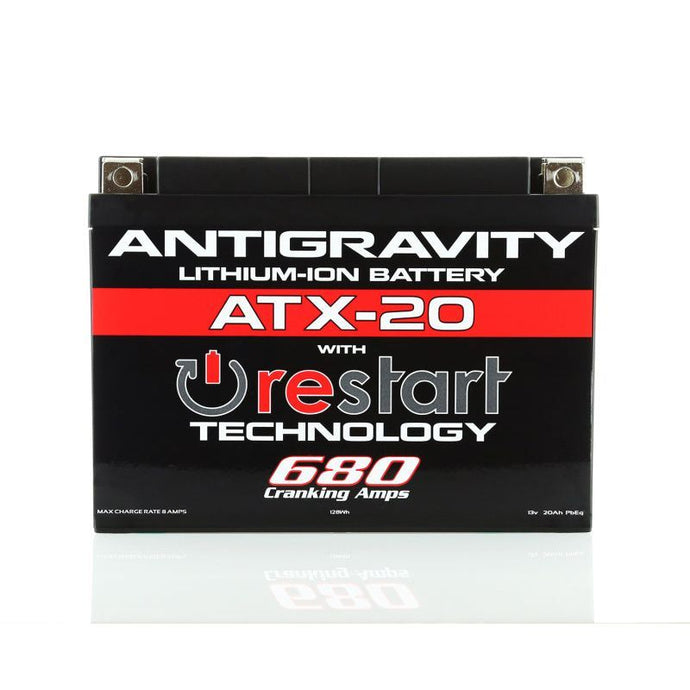 Antigravity YTX20 Lithium Battery w/Re-Start Batteries Antigravity Batteries
