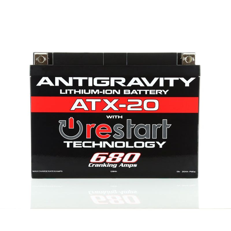 Antigravity YTX20 Lithium Battery w/Re-Start Batteries Antigravity Batteries