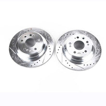 Load image into Gallery viewer, Power Stop 05-12 Acura RL Rear Evolution Drilled &amp; Slotted Rotors - Pair Brake Rotors - Slot &amp; Drilled PowerStop   
