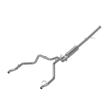 Load image into Gallery viewer, MBRP 19-Up Chevy Silverado 1500 6.2L 2.5in Catback Dual Rear Exit T304 SS Catback MBRP

