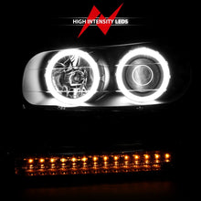 Load image into Gallery viewer, ANZO 2002-2009 Chevrolet Trailblazer Projector Headlights w/ Halo Black Headlights ANZO
