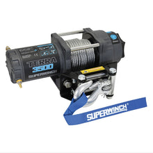 Load image into Gallery viewer, Superwinch 3500 LBS 12V DC 7/32 in x 32 ft Steel Rope Terra 3500 Winch - Gray Wrinkle Winches Superwinch
