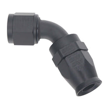 Load image into Gallery viewer, DeatschWerks 10AN Female Flare Swivel 60-Degree Hose End PTFE - Anodized Matte Black Fittings DeatschWerks
