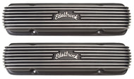 Edelbrock Valve Cover Classic Series Pontiac 1962-1979 301-455 CI V8 Black Valve Covers Edelbrock