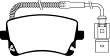 Load image into Gallery viewer, EBC 09-11 Audi A6 Quattro 3.0 Supercharged Redstuff Rear Brake Pads Brake Pads - Performance EBC   
