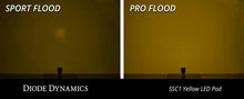 Load image into Gallery viewer, Diode Dynamics Stage Series C1 LED Pod Pro - Yellow Flood Flush ABL Each Light Accessories and Wiring Diode Dynamics   
