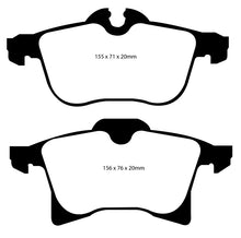Load image into Gallery viewer, EBC 08-09 Saturn Astra 1.8 Greenstuff Front Brake Pads Brake Pads - Performance EBC   

