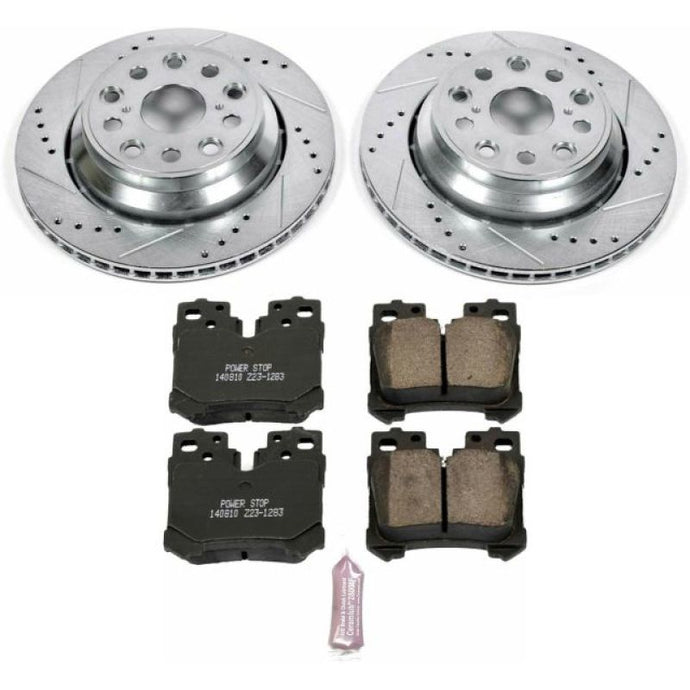 Power Stop 07-09 Lexus LS460 Rear Z23 Evolution Sport Brake Kit Brake Kits - Performance D&S PowerStop   