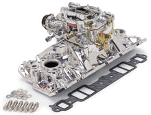 Load image into Gallery viewer, Edelbrock Manifold and Carb Kit Performer RPM Air-Gap SBC 1957-1986 Natural Finish Intake Manifolds Edelbrock
