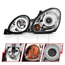 Load image into Gallery viewer, ANZO 1998-2005 Lexus Gs300 Projector Headlights w/ Halo Chrome Headlights ANZO
