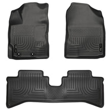 Load image into Gallery viewer, Husky Liners 2012 Toyota Prius c WeatherBeater Combo Black Floor Liners Floor Mats - Rubber Husky Liners
