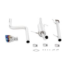 Load image into Gallery viewer, Mishimoto 14-16 Ford Fiesta ST 1.6L 2.5in Stainless Steel Cat-Back Exhaust w/ Burnt Ti Tips Catback Mishimoto
