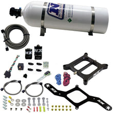 Load image into Gallery viewer, Nitrous Express 4150 RNC Conventional Nitrous Plate Kit w/.375in Solenoid w/15lb Bottle Nitrous Systems Nitrous Express
