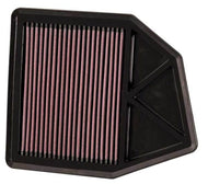 K&N 08 Honda Accord 2.4L-L4 Drop In Air Filter Air Filters - Drop In K&N Engineering   