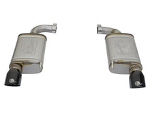 Load image into Gallery viewer, aFe MACHForce XP 2.5in 409 Stainless Axle Back Exhaust w/ Black Tips 15-17 Ford Mustang I4-2.3L (t) Axle Back aFe
