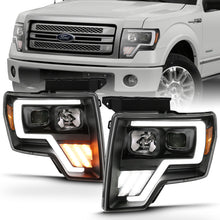 Load image into Gallery viewer, ANZO 2009-2013 Ford F-150 Projector Light Bar G4 Switchback H.L.Black Amber Headlights ANZO
