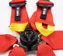 Load image into Gallery viewer, NRG FIA 6pt 2in. Shoulder Belt for HANS Device/ Rotary Cam Lock Buckle/ 3in. Waist Belt - Red Seat Belts &amp; Harnesses NRG
