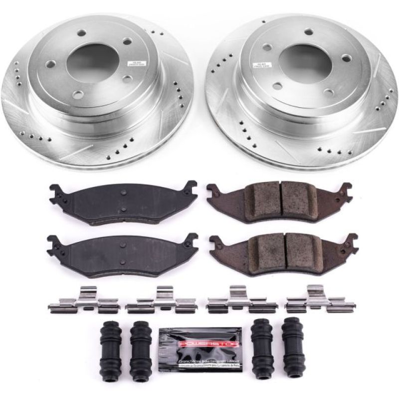 Power Stop 04-06 Ford E-150 Rear Z23 Evolution Sport Brake Kit Brake Kits - Performance D&S PowerStop   