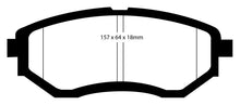 Load image into Gallery viewer, EBC 16-21 Subaru WRX 2.0T Yellowstuff Front Brake Pads Brake Pads - Performance EBC   
