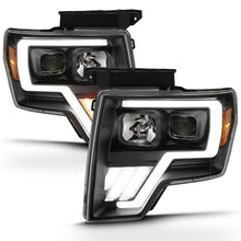 Load image into Gallery viewer, ANZO 2009-2013 Ford F-150 Projector Light Bar G4 Switchback H.L.Black Amber Headlights ANZO
