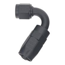 Load image into Gallery viewer, DeatschWerks 6 AN Female Flare Swivel 120-Degree Hose End CPE - Anodized Matte Black Fittings DeatschWerks
