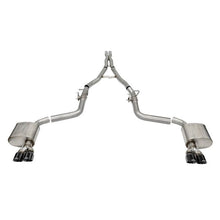 Load image into Gallery viewer, Corsa 15-23 Challenger SRT/Hellcat/Demon/Redeye 2.75in Valved CB DRE w/ Twin 3.5in Pol Blk PVD Tips Catback CORSA Performance
