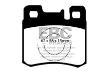 Load image into Gallery viewer, EBC 98-00 Mercedes-Benz E300 TD 3.0 TD Greenstuff Rear Brake Pads Brake Pads - Performance EBC   
