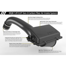 Load image into Gallery viewer, X34 Carbon Fiber MQB Open-Top Cold Air Intake System, 8V/8S Audi A3/S3/TT/TTS, MkVII VW Golf/GTI/R &amp; MkVII VW GLI, 1.8T/2.0T Gen 3 Cold Air Intakes 034 Motorsport   

