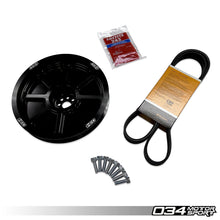 Load image into Gallery viewer, 034 Motorsport 3.0 TFSI Supercharger 207mm Crank Pulley Upgrade, B8/B8.5 Audi S4/S5/Q5/SQ5 &amp; C7 Audi A6/A7 Pulleys - Crank, Underdrive 034 Motorsport Default Title  

