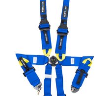 Load image into Gallery viewer, NRG FIA 6pt 2in. Shoulder Belt for HANS Device/ Rotary Cam Lock Buckle/ 3in. Waist Belt - Blue Seat Belts &amp; Harnesses NRG

