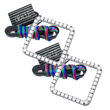 Load image into Gallery viewer, Oracle Off-Road 3in Square WP LED Halo - ColorSHIFT SEE WARRANTY Light Bars &amp; Cubes ORACLE Lighting
