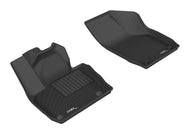 3D MAXpider 2015-2018 Audi Q3 Kagu 1st Row Floormat - Black Floor Mats - Rubber 3D MAXpider   