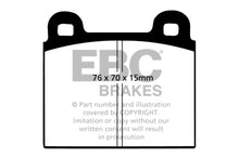 Load image into Gallery viewer, EBC 70-75 Alfa Romeo Montreal 2.6 Redstuff Front Brake Pads Brake Pads - Performance EBC   
