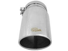 Load image into Gallery viewer, aFe Universal Bolt On Exhaust Tip Polished 5in Inlet x 6in Outlet x 12in Long Catback aFe
