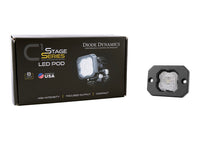 Load image into Gallery viewer, Diode Dynamics Stage Series C1 LED Pod - White SAE Fog Flush ABL Each Light Accessories and Wiring Diode Dynamics   
