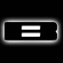 Load image into Gallery viewer, ORACLE Lighting Universal Illuminated LED Letter Badges - Matte Blk Surface Finish - B SEE WARRANTY Light Accessories and Wiring ORACLE Lighting
