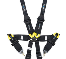 Load image into Gallery viewer, NRG FIA 6pt 2in. Shoulder Belt for HANS Device/ Rotary Cam Lock Buckle/ 3in. Waist Belt - Black Seat Belts &amp; Harnesses NRG
