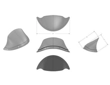 Load image into Gallery viewer, Burly Brand Touring Sport Fairing Standard Wind Deflectors Burly Brand   
