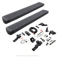 RealTruck 07-17 Jeep Wrangler 4dr VoltStep Electric Running Board Kit (Cut Req.) - Bedliner Coating Running Boards Go Rhino