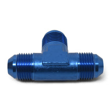 Load image into Gallery viewer, Russell Performance -16 AN NPT Flare Tee Fitting (Blue) Fittings Russell

