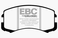Load image into Gallery viewer, EBC 02-05 Mitsubishi Lancer 2.0 ES Yellowstuff Front Brake Pads Brake Pads - Performance EBC   
