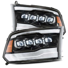 Load image into Gallery viewer, AlphaRex 09-18 Dodge Ram 1500HD NOVA LED Projector Headlights Plank Style Design Gloss Black w/DRL Headlights AlphaRex
