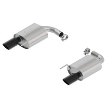 Load image into Gallery viewer, Borla Atak S Rear Section 15-17 Ford Mustang GT 5.0L V8 MT/AT 2.5in pipe 4in tip (Black Chrome) Catback Borla
