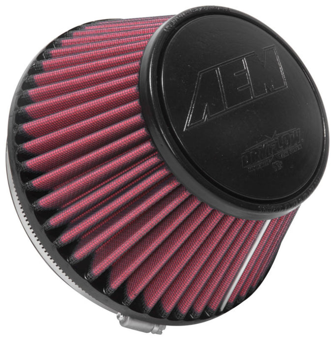AEM 6 in x 4 in Dryflow Tapered Conical Air Filter Air Filters - Universal Fit AEM Induction