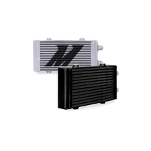 Load image into Gallery viewer, Mishimoto Universal Small Bar and Plate Dual Pass Black Oil Cooler Oil Coolers Mishimoto
