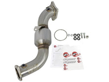 Load image into Gallery viewer, aFe Twisted Steel Down-Pipe Catted 13-16 Cadillac ATS L4-2.0L (t) Downpipes aFe
