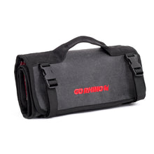 Load image into Gallery viewer, Go Rhino XVenture Gear First Aid Roll - Large (5x5in. Closed) 12oz Waxed Canvas - Black Cargo Boxes &amp; Bags Go Rhino
