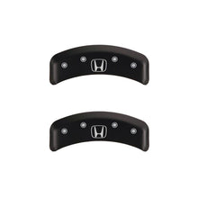 Load image into Gallery viewer, MGP 4 Caliper Covers Engraved Front Honda Engraved Rear H Logo Red finish silver ch Caliper Covers MGP
