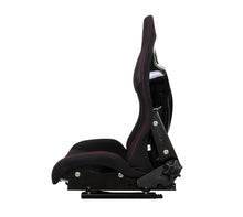 Load image into Gallery viewer, NRG FRP Bucket Seat - Reclinable (Black Cloth w/Red Stiting) Race Seats NRG
