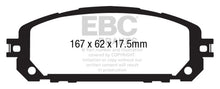 Load image into Gallery viewer, EBC 13+ Jeep Cherokee 3.2 Yellowstuff Front Brake Pads Brake Pads - Performance EBC   
